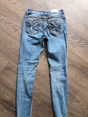 Miss Me Light Blue Embellished Back Pocket Skinny Jeans